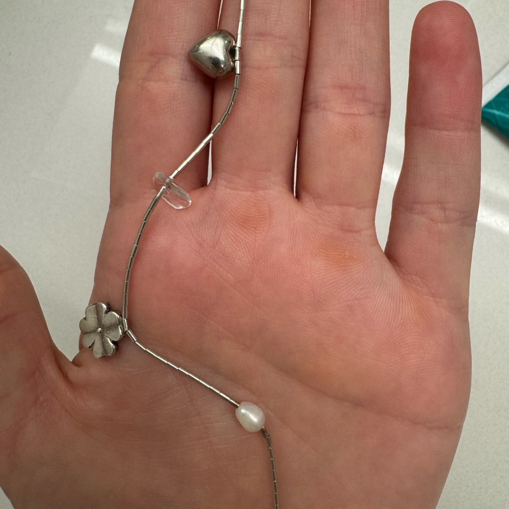 silver charm bracelet //FREE w/ PURCHASE